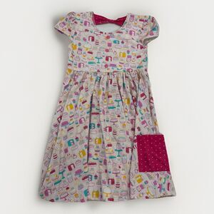 Sweet Honey Dress Girls Size 12 Birthday Cake Pink Summer Spring